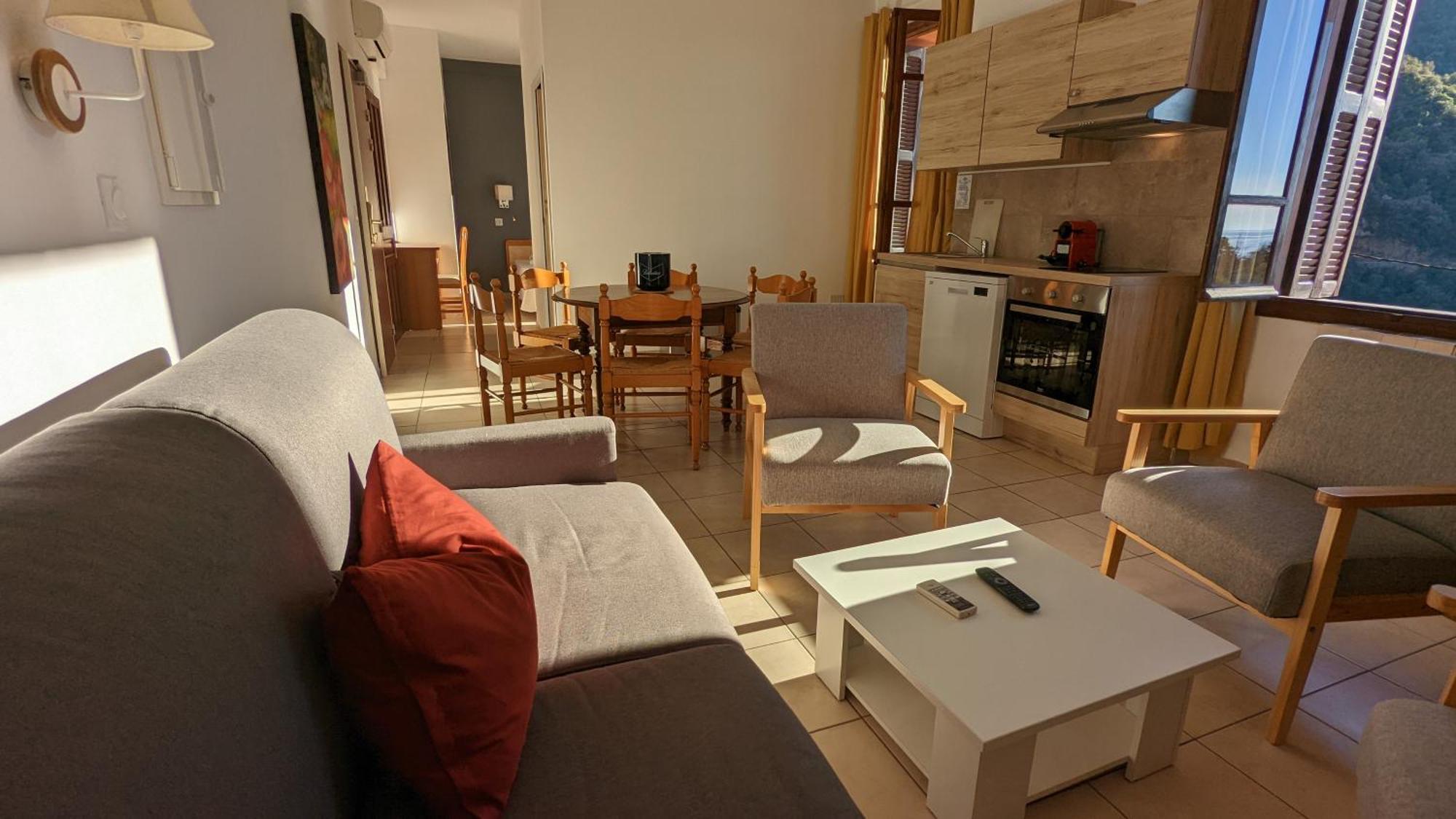 Le Porto T3 55M2 Vue Mer Immeuble Traditionnel En Pierre De Taille Avec Prestations Exceptionnelles Barbecue Ordinateur Videosurveillance Terrasse Panoramique Porto (Corsica) Exterior foto